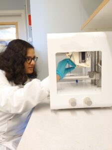 Karishma Jain researching digital cellulose at the nano scale